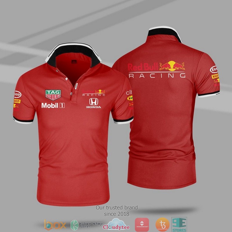 F1 Team Red Bull Racing Honda Polo Shirt 6 F1 Team Red Bull Racing Honda Polo Shirt 1 2 3 4 5
