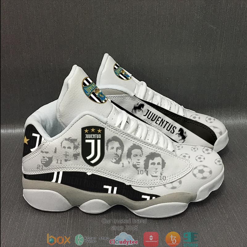 FC Juventus Football Team Air Jordan 13 Sneaker Shoes 2 FC Juventus Football Team Air Jordan 13 Sneaker Shoes