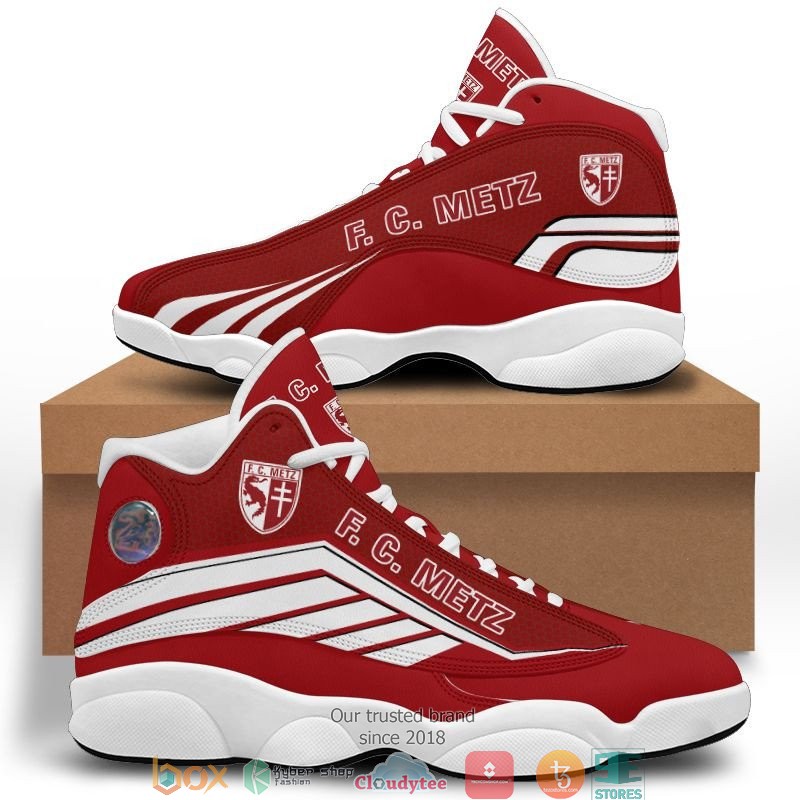 FC Metz Air Jordan 13 Sneaker Shoes 3 FC Metz Air Jordan 13 Sneaker Shoes 1 2