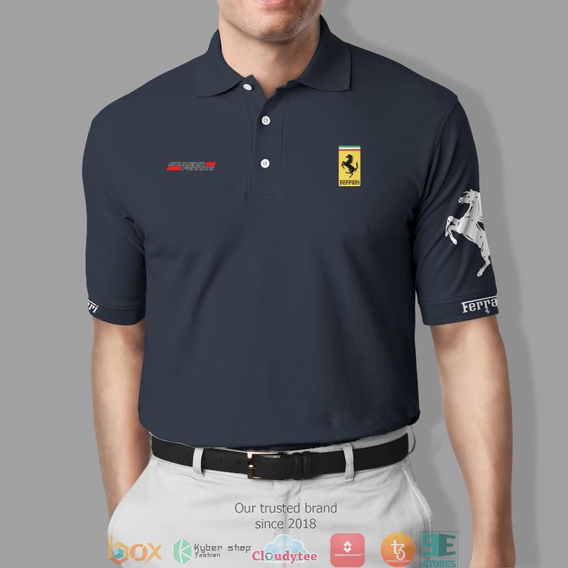 Ferrari Navy Polo Shirt