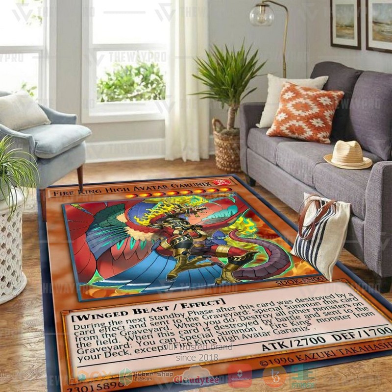 Fire King High Avatar Garunix Rectangle Rug