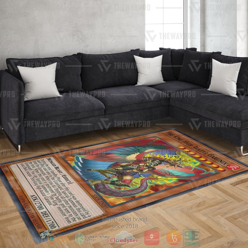 Fire King High Avatar Garunix Rectangle Rug 1