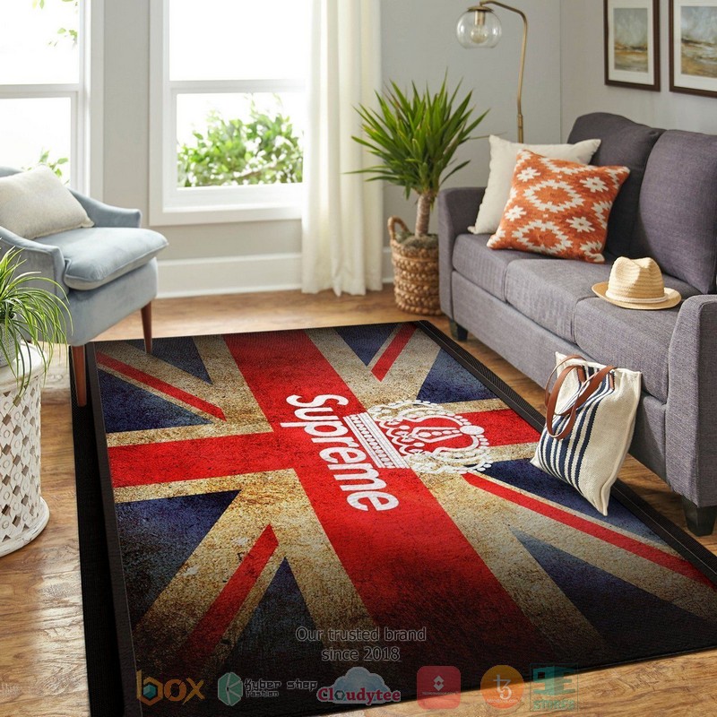 Flag of the United Kingdom Supreme Fashion brand Rug