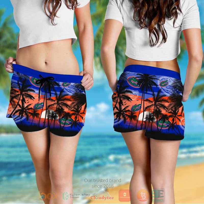 Florida Gators Tropical Hawaiian Shirt and shorts 1 2 3