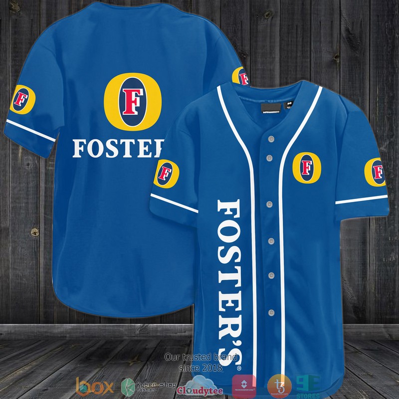 Fosters Baseball Jersey Shirt 2 Fosters Baseball Jersey Shirt