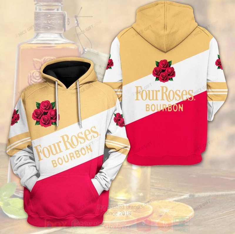 BEST Four Roses 3D Designed Allover Hoodie 2 Four Roses 3D Hoodie