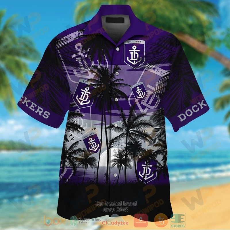 Fremantle Dockers Hawaiian Shirt and shorts