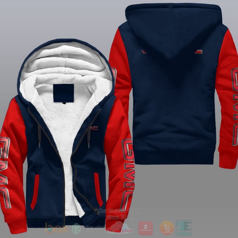 NEW GMC Car Fleece Jacket 4 GMC Car Fleece Hoodie 1 2 3