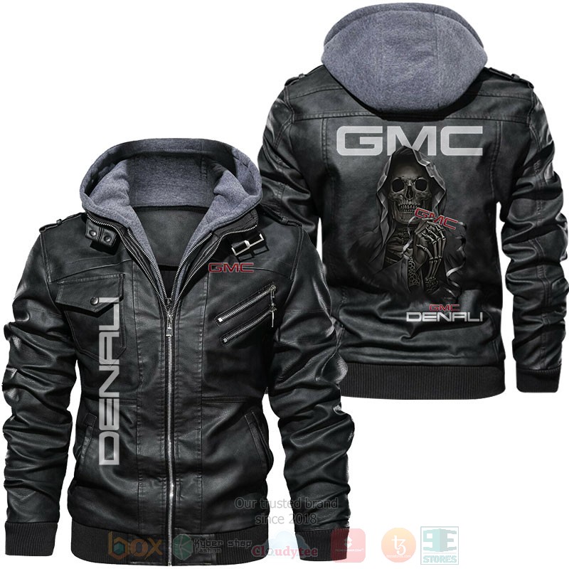 GMC Denali Skull Leather Jacket