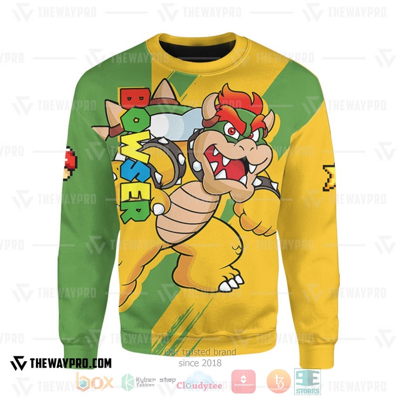 Game Super Mario Bowser Sweater