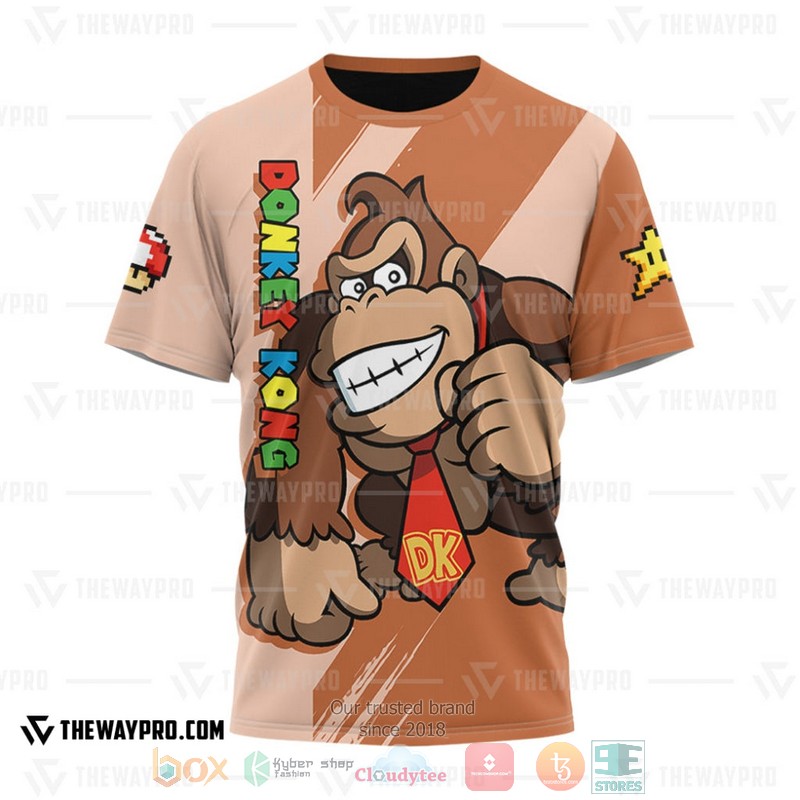 Game Super Mario Donkey Kong 3D T Shirt
