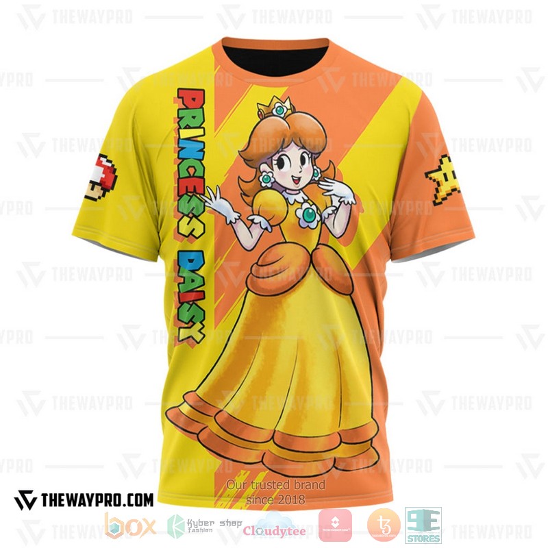 Game Super Mario Princess Daisy 3D T Shirt
