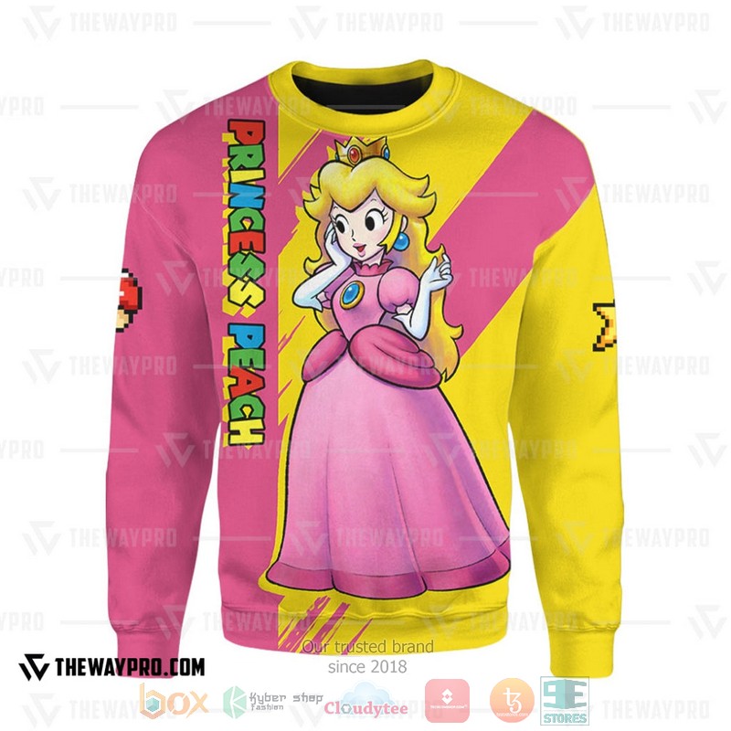 Game Super Mario Princess Peach Sweater