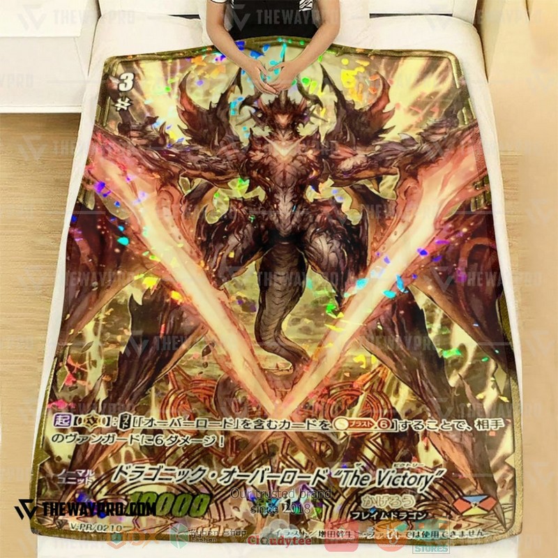 Game Vanguard Cards Dragonic Overlord The Victory Soft Blanket 1
