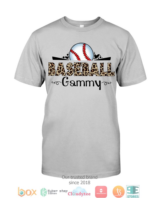 Gammy Baseball leopard pattern 2d shirt hoodie