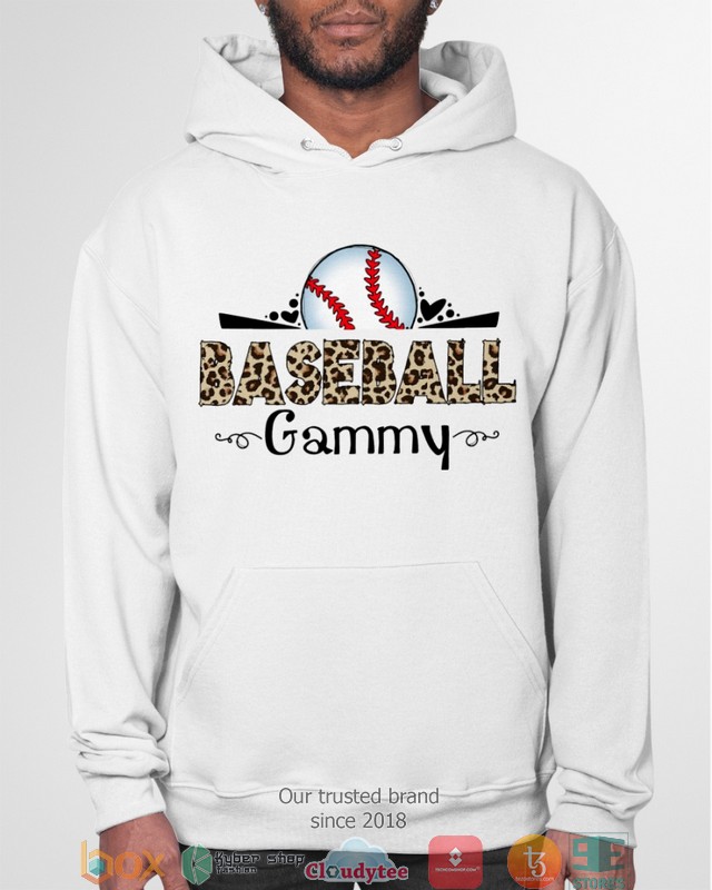 Gammy Baseball leopard pattern 2d shirt hoodie 1 2 3 4 5 6 7 8 9 10 11 12