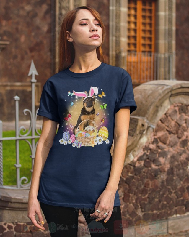 German Shepherd Brown Easter Bunny Butterfly 2D Hoodie Shirt 1 2 3 4 5 6 7 8 9 10