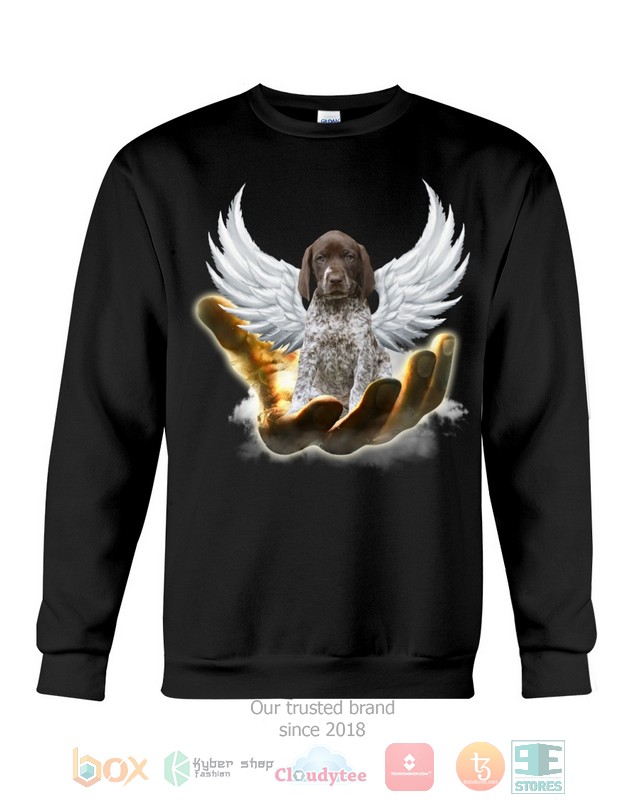 German Shorthaired Pointer Golden Hand Heaven Wings 2D shirt hoodie 1 2 3 4 5 6 7 8 9 10