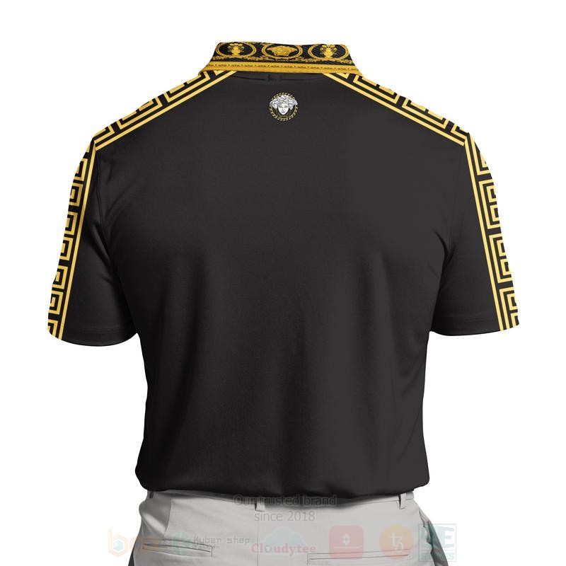 BEST Gianni Versace Pattern Full Black-Yellow All Over Print 3D Polo Shirt 5 Gianni Versace Pattern Full Black Yellow Polo Shirt 1 2 3 4
