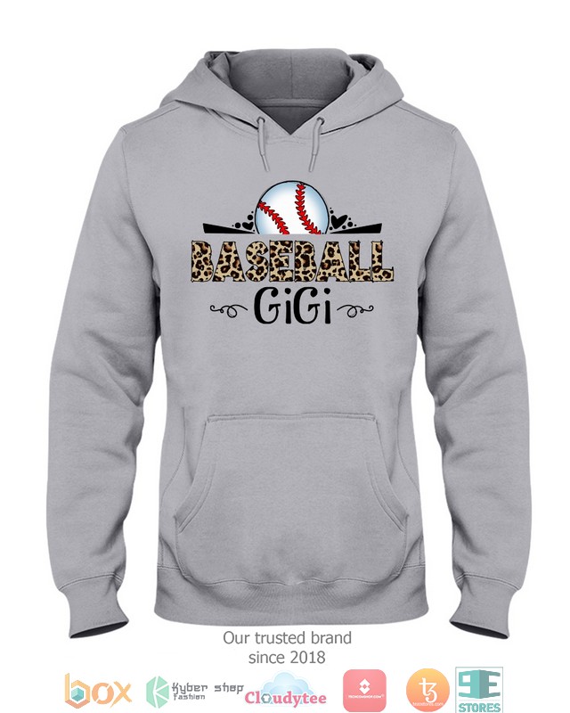 Gigi Baseball leopard pattern 2d shirt hoodie 1 2 3 4 5 6 7 8 9 10