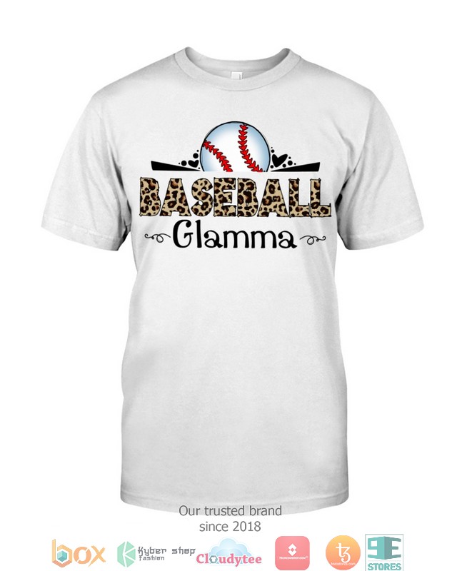 Glamma Baseball leopard pattern 2d shirt hoodie 1 2 3 4 5 6