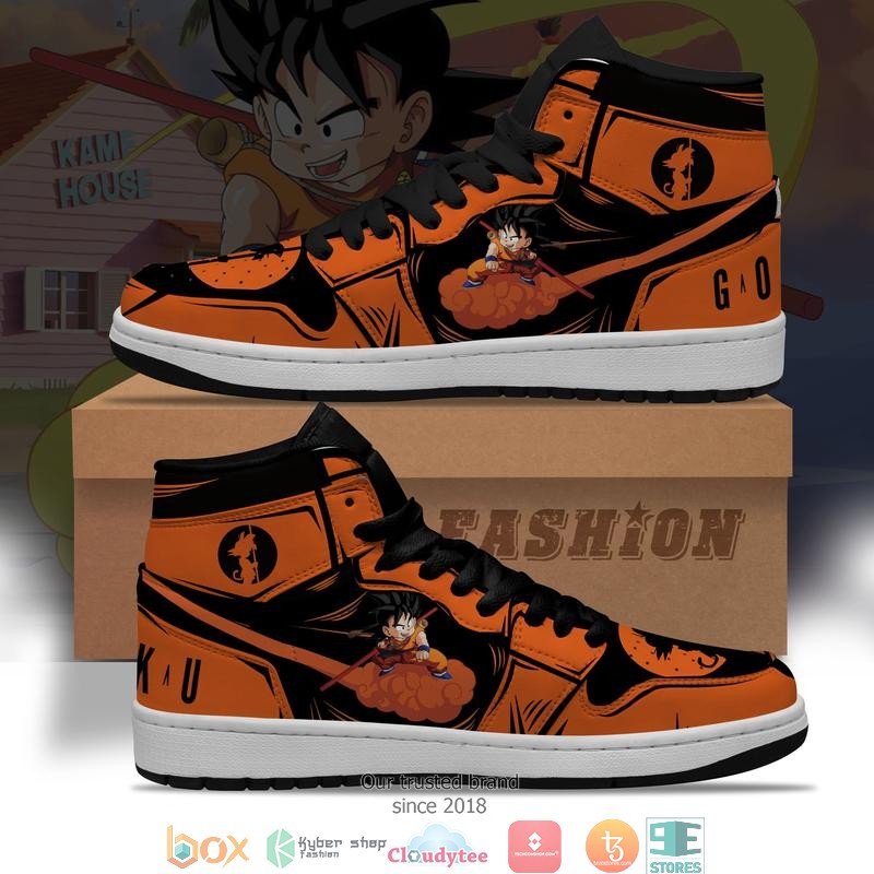 Goku Dragon Ball Orange High Air Jordan Sneaker Shoes
