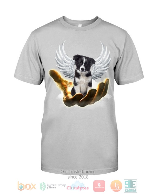 Golden Hand Heaven Wings Border Collie 2D shirt hoodie