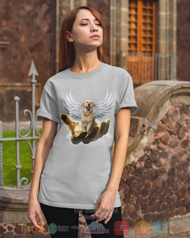 HOT Golden Retriever Golden Hand Heaven Wings 2D shirt, hoodie 3 Golden Retriever Golden Hand Heaven Wings 2D shirt hoodie 1 2
