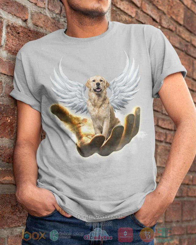 HOT Golden Retriever Golden Hand Heaven Wings 2D shirt, hoodie 4 Golden Retriever Golden Hand Heaven Wings 2D shirt hoodie 1 2 3