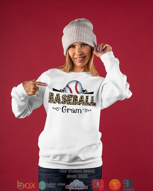 Gram Baseball leopard pattern 2d shirt hoodie 1 2 3 4 5 6 7 8 9