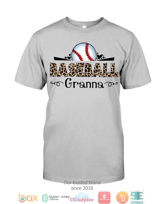 Granna Baseball leopard pattern 2d shirt hoodie