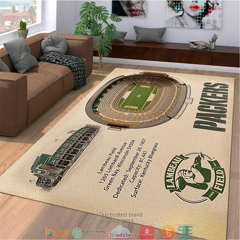 Green Bay Packers Stadium Rug