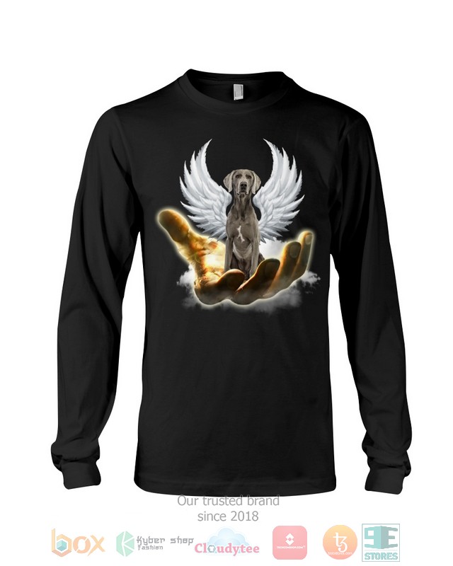 Grey Weimaraner Golden Hand Heaven Wings 2D shirt hoodie 1 2 3 4 5 6 7 8 9 10 11 12 13 14 15 16 17 18 19 20