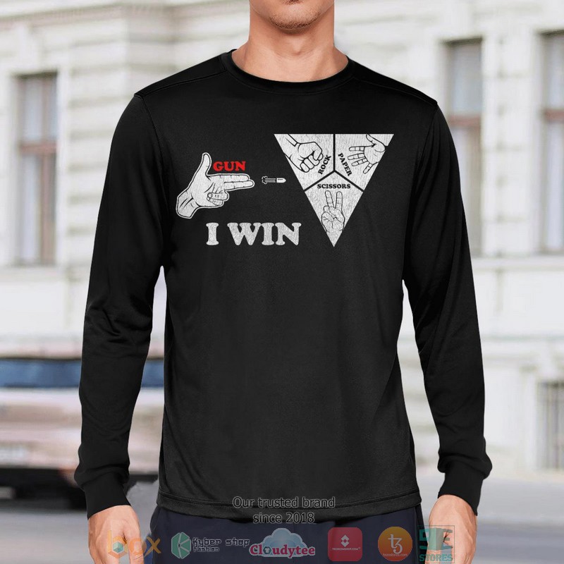 Gun I Win shirt, long sleeve 7 Gun I Win shirt long sleeve 1 2 3 4 5 6