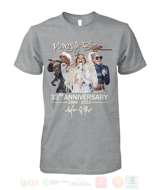 BEST Harry J Blige 33Rd Anniversary 1989-2022 Unisex 2D Shirt, Hoodie 3 Harry J Blige 33Rd Anniversary 1989 2022 2D Hoodie Shirt 1 2