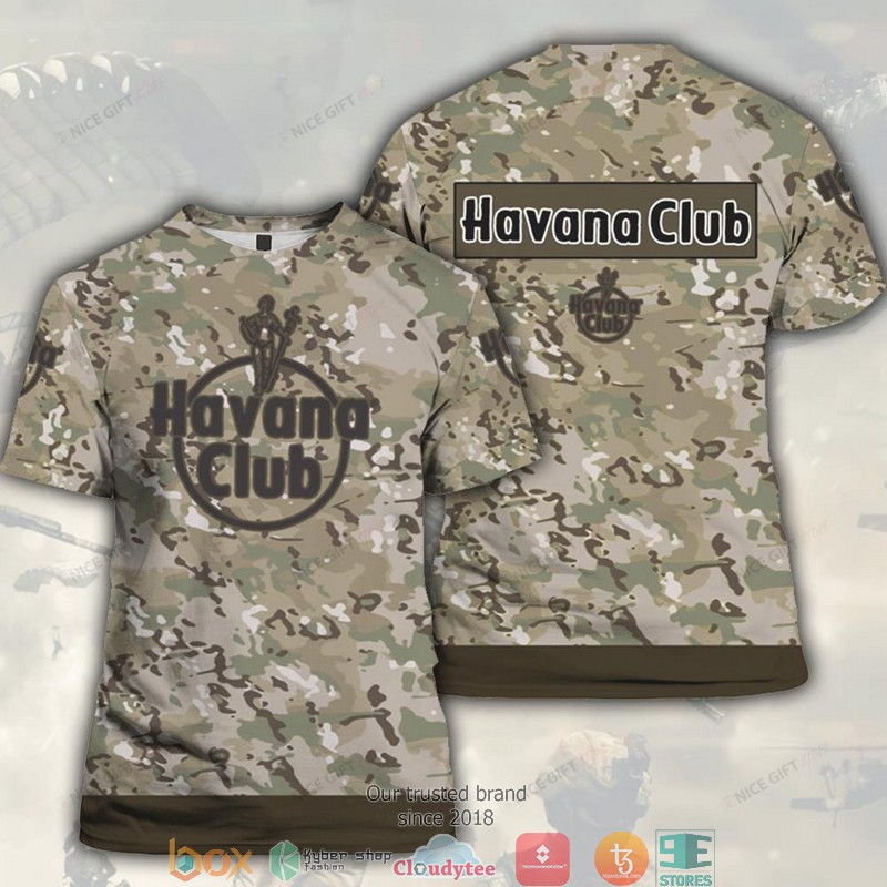 Havana Club Camouflage 3D T shirt