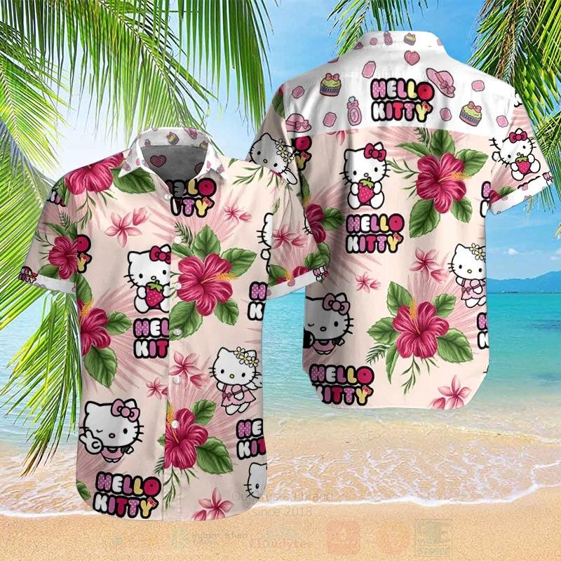 BEST Hello Kitty Printing Hawaiian Shirt 1 Hello Kitty Hawaiian Shirt