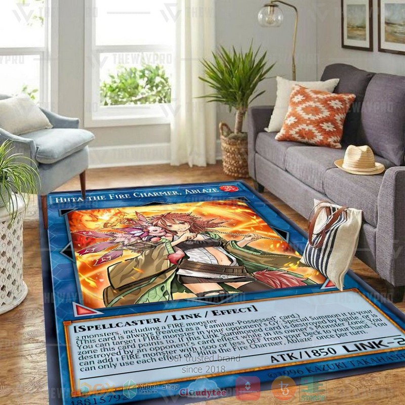 Hiita the Fire CharmerAblaze Rectangle Rug