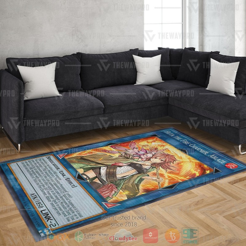 Hiita the Fire CharmerAblaze Rectangle Rug 1