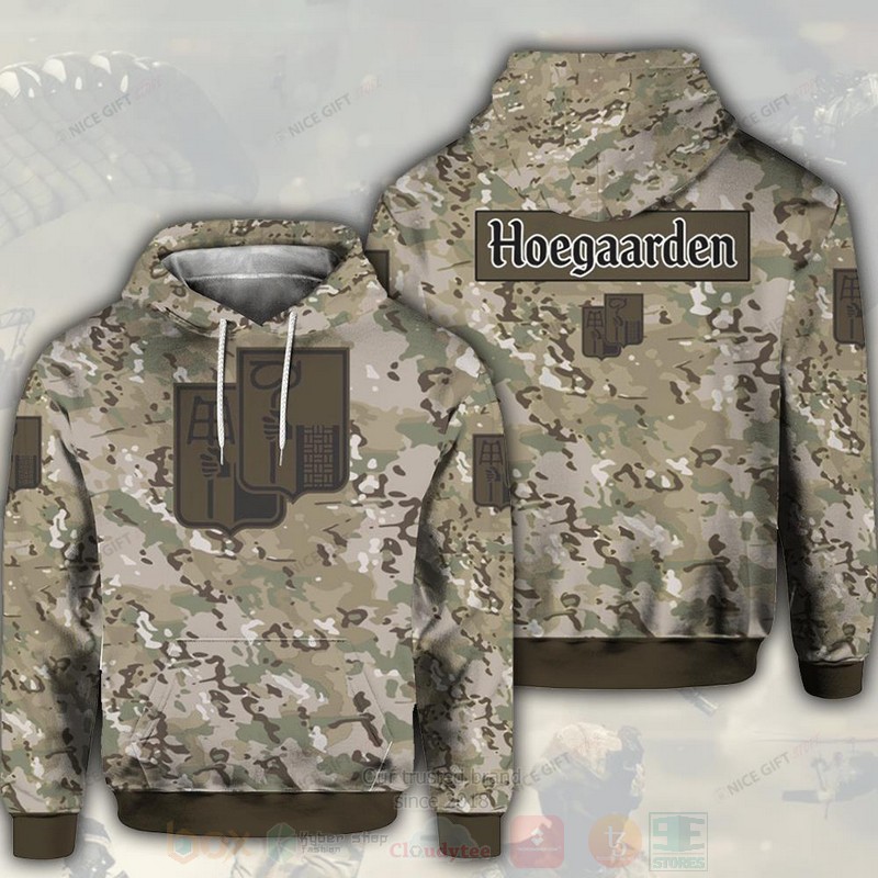 BEST Hoegaarden Camouflage 3D Designed Allover Hoodie 1 Hoegaarden Camouflage 3D Hoodie