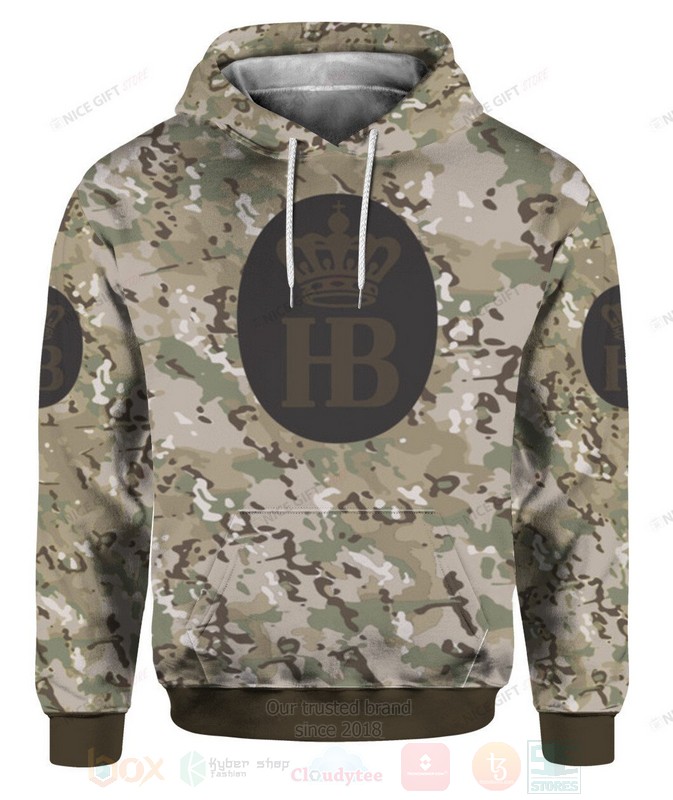 Hofbrau Munchen Camouflage 3D Hoodie 1