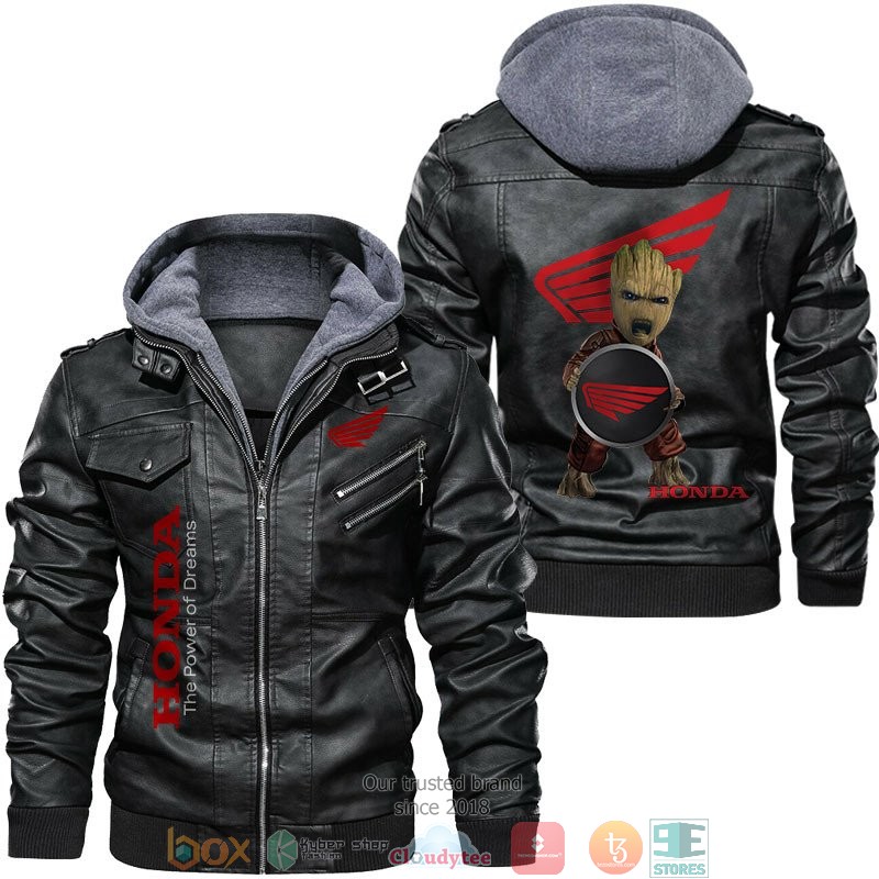 Honda Power of Dreams Baby Groot Leather Jacket