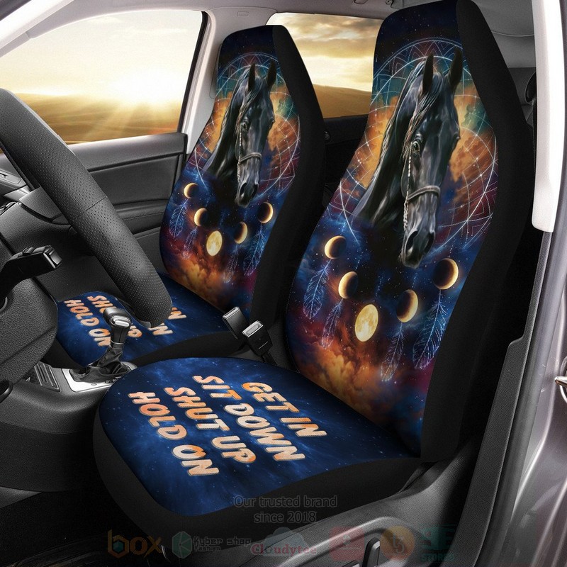 Horse Dreamcatcher Get In Sit Down Shut Up Hold On Car Seat Covers