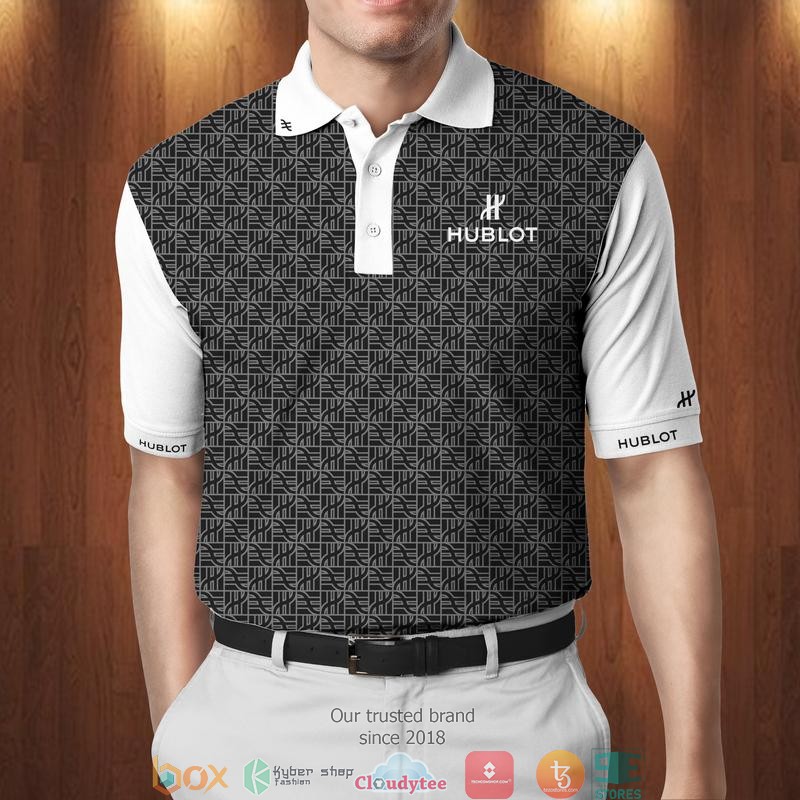 Hublot grey and white Polo Shirt