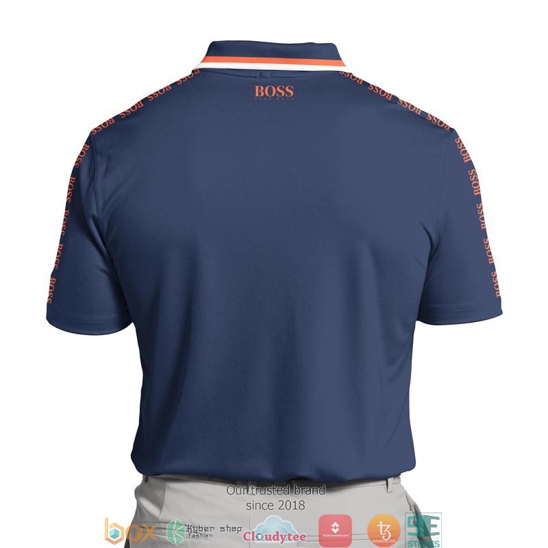 Hugo Boss Navy Red Polo Shirt 2 Hugo Boss Navy Red Polo Shirt 1