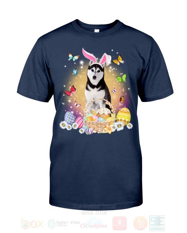 Husky Easter Bunny Butterfly 2D Hoodie Shirt 1 2 3 4 5 6 7 8