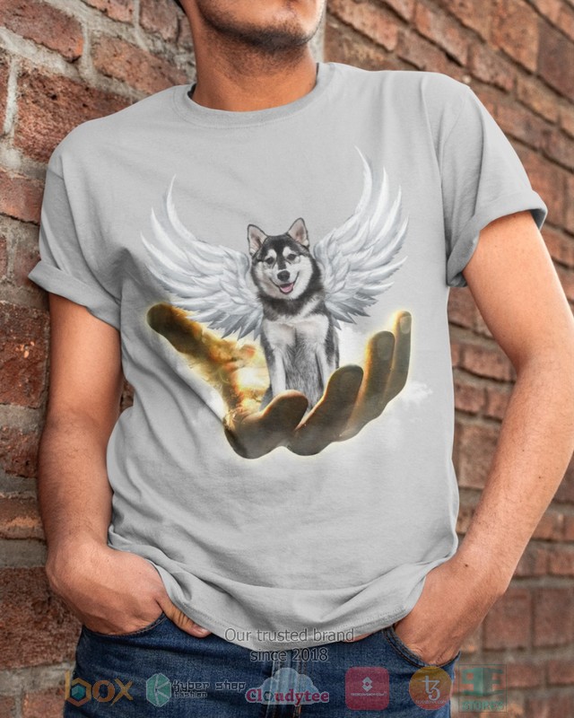 HOT Husky Golden Hand Heaven Wings 2D shirt, hoodie 4 Husky Golden Hand Heaven Wings 2D shirt hoodie 1 2 3