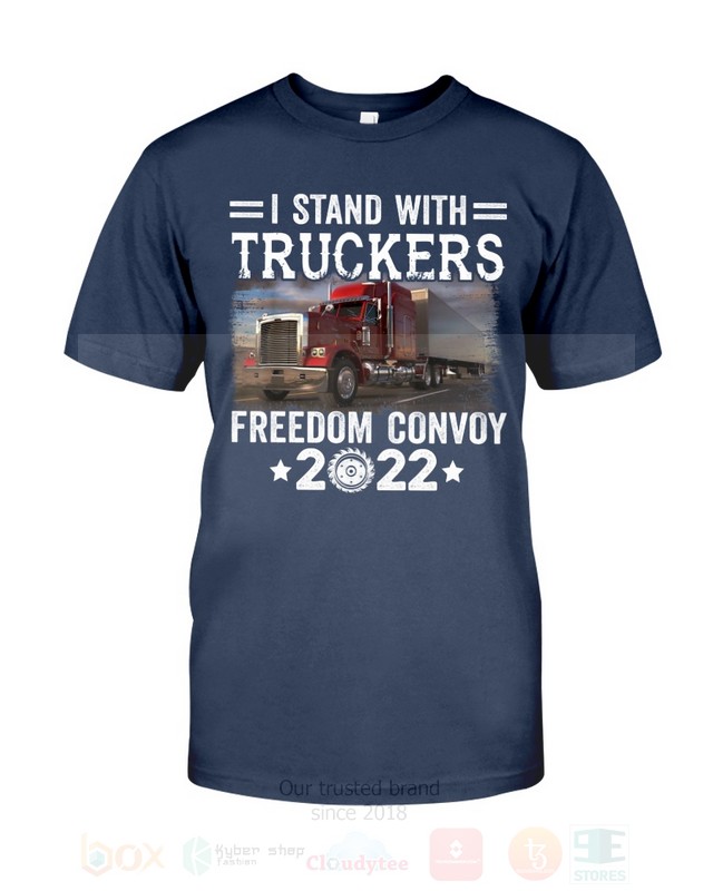 BEST I Stand With Truckers Freedom Convoy 2022 Unisex T-Shirt, Hoodie 6 I Stand With Truckers Freedom Convoy 2022 2D Hoodie Shirt 1 2 3 4 5