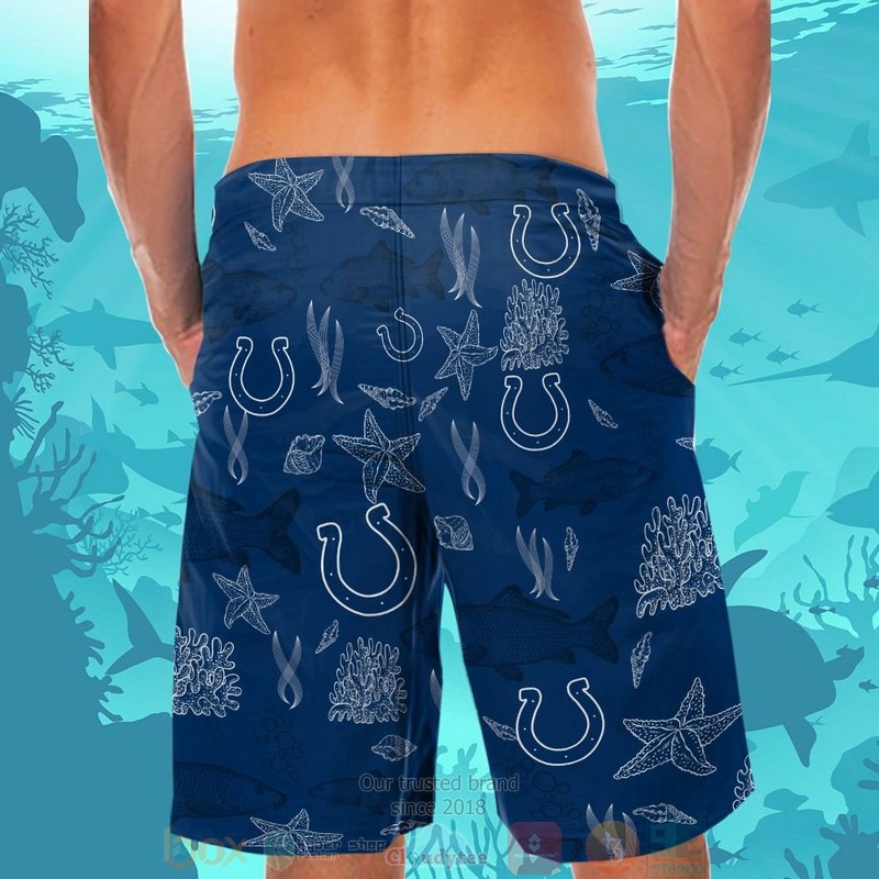 Indianapolis Colts Fish hawaiian shirt and shorts 1 2 3 4 5