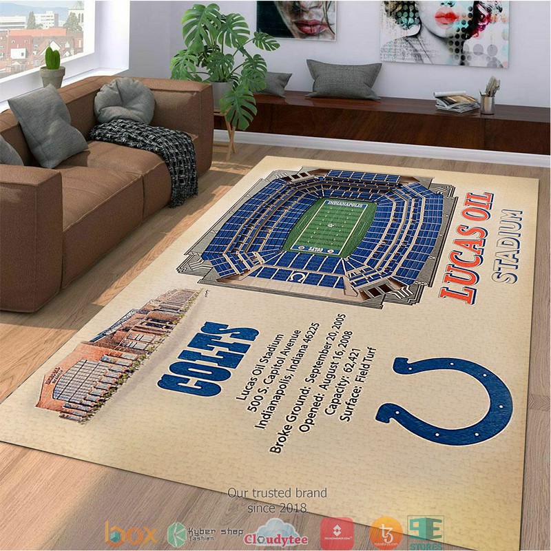 Indianapolis Colts Stadium Rug